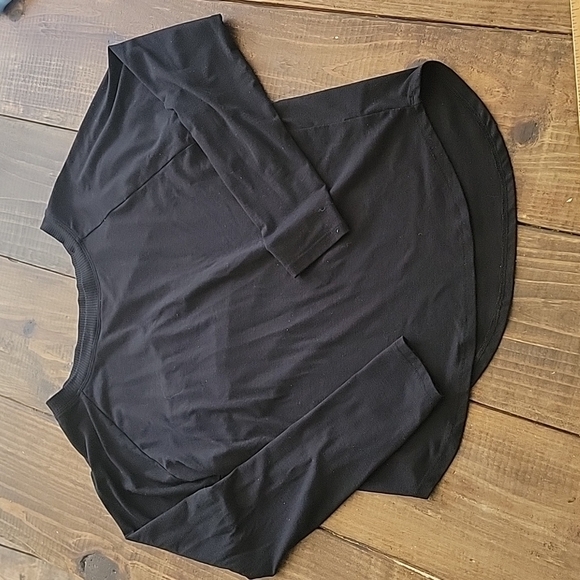 ATHLETA XS Black long sleeve top - Picture 1 of 4